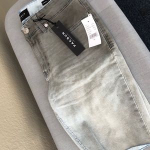 NWT pacsun grey denim shorts (31)
